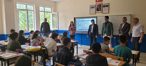 Kaymakamımız Mustafa Atış İlçemiz İbek Ortaokulunu Ziyaret Etti